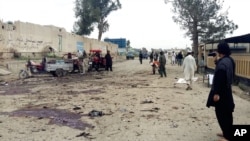 阿富汗東部霍斯特省星期四發生自殺炸彈爆炸