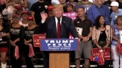 大選日臨近，川普與希拉里克林頓互指對方不配當總統