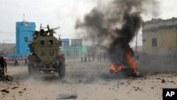 ፋይል ፎቶ - የአፍሪካ ህብረት ሚሽን በሶማልያ 