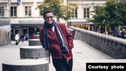 Tesfaalem Waldeyes Stookihoolmtti, bara 2016 miidiyaa hawaasummaa irratti waan maxxanfame (Suuraa: Melodii Sundibergi)