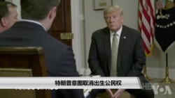 特朗普意图取消出生公民权