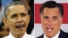 President Barack Obama, left, and Republican presidential candidate former Massachusetts Governor Mitt Romney