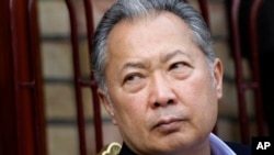 吉爾吉斯斯坦前總統庫爾曼別克巴基耶夫(資料圖片)