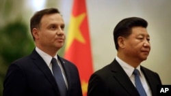 Си Цзиньпин и Анджей Дуда