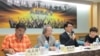  台湾民意基金会举行蔡英文执政民调记者会