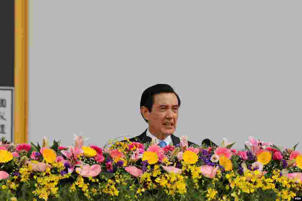 台湾总统马英九7月4日主持汉光演习 (美国之音杨明拍摄)