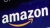 FILE - In this July 27, 2018 file photo, the logo for Amazon is displayed on a screen at the Nasdaq MarketSite. 