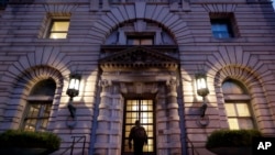  A man walks up the steps of the 9th U.S. Circuit Court of Appeals building in San Francisco, Feb. 9, 2017. A Senate Judiciary Committee confirmation hearing is set for Wednesday for Ryan Bounds, a federal prosecutor from Oregon nominated by President Donald Trump to fill a seat on the court.