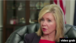 美國國會共和黨眾議員瑪莎·布萊克本.(視頻截圖）
