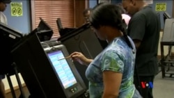 2016-11-01 美國之音視頻新聞: 戰場州選民提前投票關心實際議題