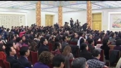 2013-03-17 美國之音視頻新聞: 人大星期日閉幕，強調反腐敗