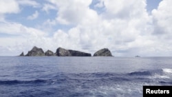 中國稱“釣魚島”﹐日本稱“尖閣群島”的群島(資料照片)