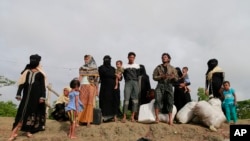 外出逃難的羅興亞少數族裔 (2017年8月31日)