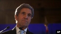 John Kerry sakataren harkokin wajen Amurka wanda ya bada umurnin ficewar shekaran jiya.