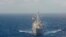 美國導彈驅逐艦拉森號在南中國海航行 - 10月25日Facebook圖片