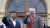 捷克共和国总统泽曼在布拉格附近的拉尼庄园欢迎中国国家主席习近平的到访 （2016年3月28日）