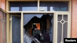 发生袭击的阿富汗议员住所