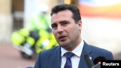 马其顿总理扎挨夫 - 资料照片