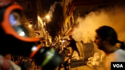 示威者在首都安卡拉與警察衝突