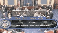 美国国会参议院投票表决（资料照片）