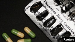 FILE - The antidepressant drug Prozac, also known as fluoxetine, is pictured.