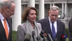 特朗普在會議上憤然離去 稱與民主黨談判浪費時間 (粵語)