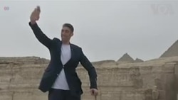 Mutumin Da Ya Fi Kowa Tsawo Da Macen Da Ta Fi Kowa Gajarta Sun Ziyarci Masar