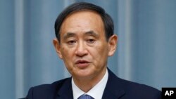 日本內閣官房長官菅義偉 (資料圖片）