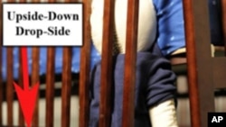 美最新召回的有问题儿童床