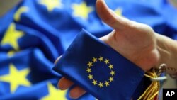 歐盟標誌(資料圖片)。