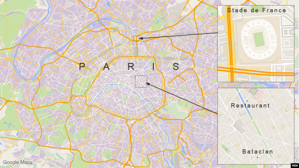 巴黎多處發生襲擊事件。