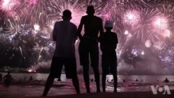 世界各地民众欢庆新年