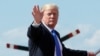U.S. President Donald Trump waves as he boards Air Force One at Joint Base Andrews outside Washington, before traveling to Bedminister, N.J., for the weekend, June 9, 2017.
