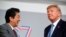 美国总统特朗普和日本首相安倍晋三8月25日在7国集团峰会间隙举行会谈。