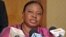  International Criminal Court chief prosecutor Fatou Bensouda gives a press conference on in Dakar, November 12, 2012. 