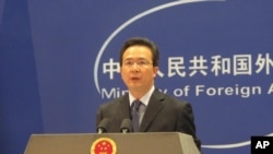 中國外交部發言人洪磊(資料圖片)