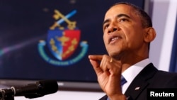美國總統奧巴馬5月23日在美國國防大學發表講話