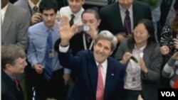 克里新官上任受到国务院同僚的欢迎