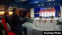 北京錫安教會在總堂舉辦祈禱會告別（美國對華援助協會圖片）