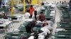 Migrants from Central America rest inside the "House of the Refugee", which gives temporary shelter to migrants released by ICE and CBP due to overcrowded facilities, in El Paso, Texas, U.S. April 24, 2019. 