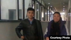 曹顺利（女）2010年在北京就被劳教提出诉讼(照片来源博讯)