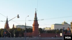 普京最近很少去克里姆林宫。(美国之音白桦)