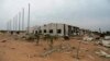 伊拉克卡尔巴拉一个正在兴建的一个机场设施被轰炸毁坏。（2020年3月13日）