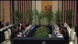 2014-02-11 美國之音視頻新聞: 兩岸官員南京會晤互稱官銜