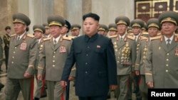 北韓領導人金正恩。