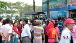 2015-03-31 美國之音視頻新聞:越南工人連續五日罷工抗議社保法