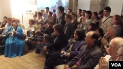 今年5月莫斯科古拉格博物馆有关佛教在苏联受迫害的讨论会，有图瓦宗教人士出席 （美国之音白桦 拍摄)