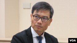 台灣南華大學亞太所副教授孫國祥 （美國之音張永泰拍攝）