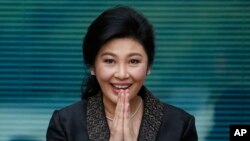 泰國前總理英祿8月1日資料照。