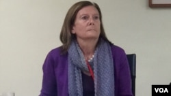 美国国务院全球妇女议题办公室资深官员史蒂芬妮·佛斯特 (美国之音萧洵)